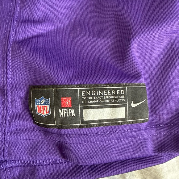 Purple Vikings Jersey with Number 2 - Picture 3 of 7